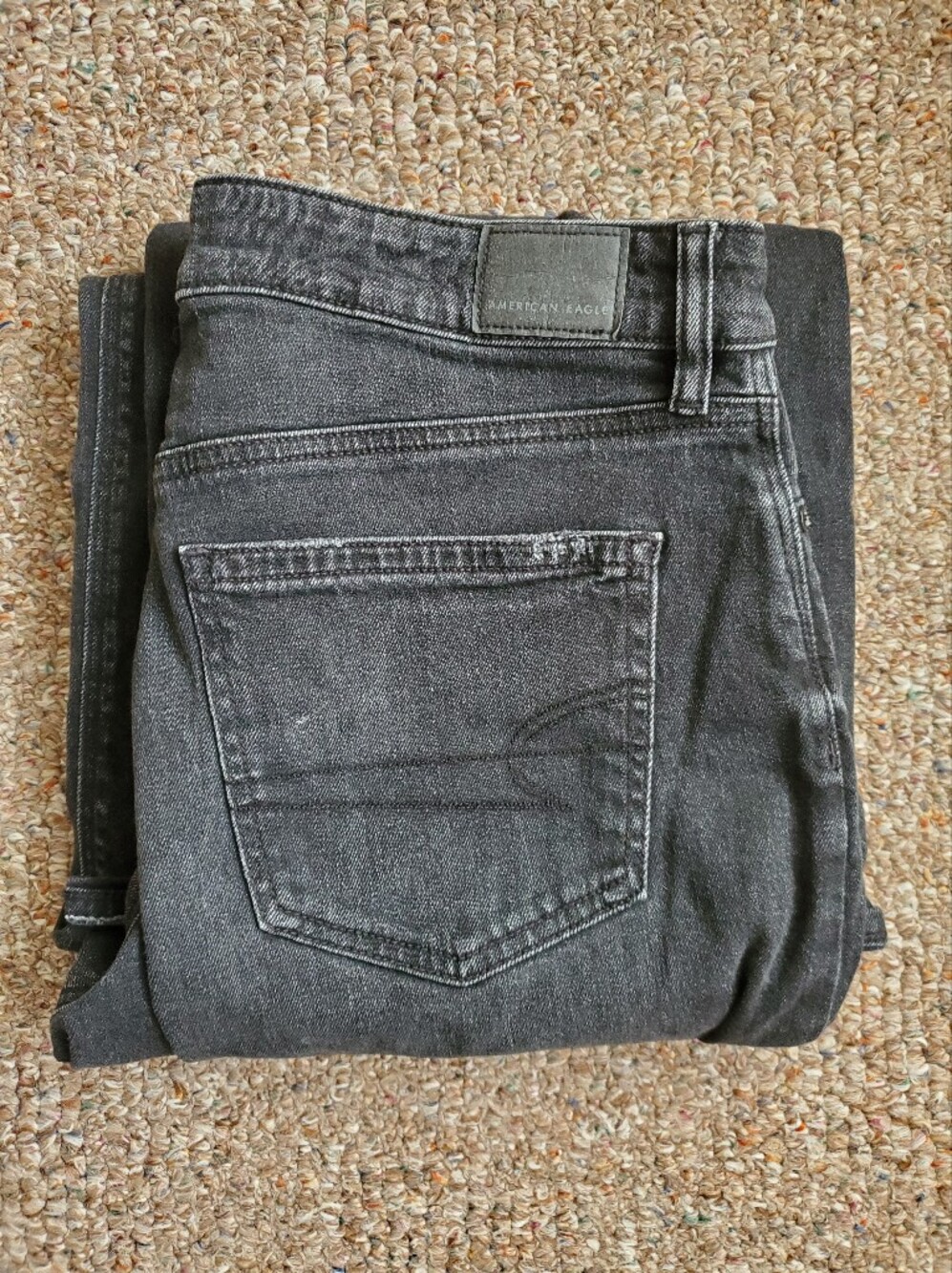 American Eagle Low Rise Baggy Wide Leg Jeans